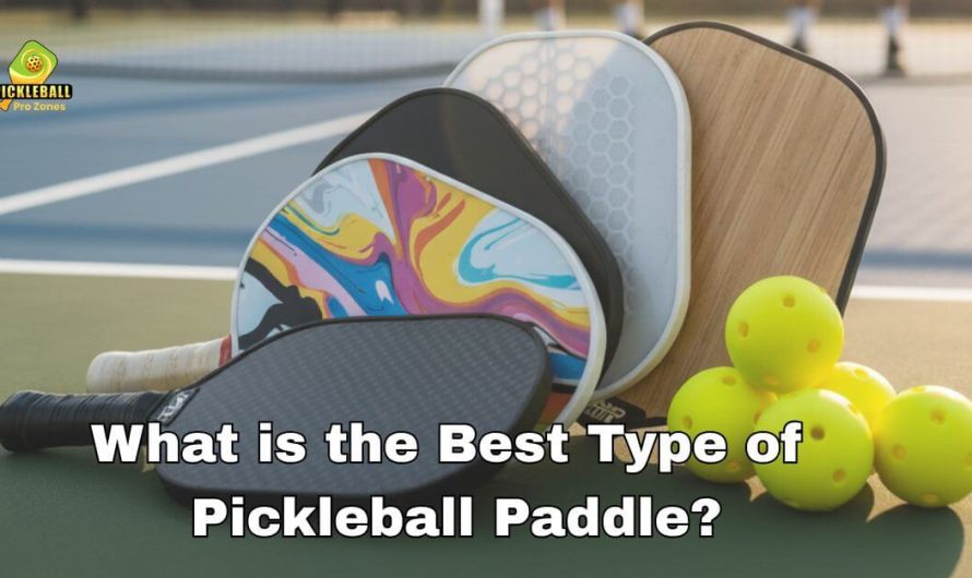 What is the Best Type of Pickleball Paddle?