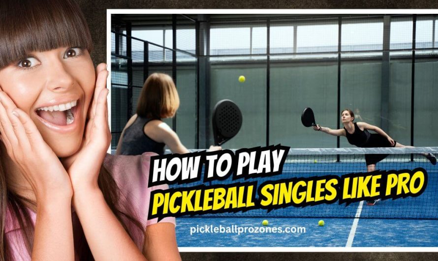 How to Play Pickleball Singles Like a Pro – The Secret Strategy