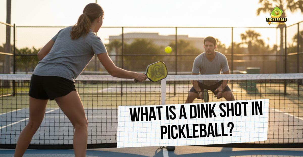 What is a dink shot in pickleball