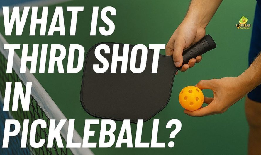 What is Third Shot in Pickleball: Secret Weapon of Champions