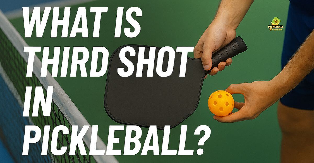 What is third shot in pickleball
