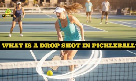 What is a drop shot in pickleball