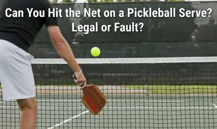 Can You Hit the Net on a Pickleball Serve Legal or Fault