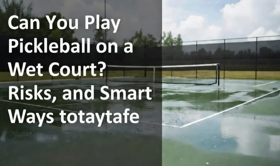 Can You Play Pickleball on a Wet Court? Risks, and Smart Ways