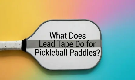 What Does Lead Tape Do for Pickleball Paddles