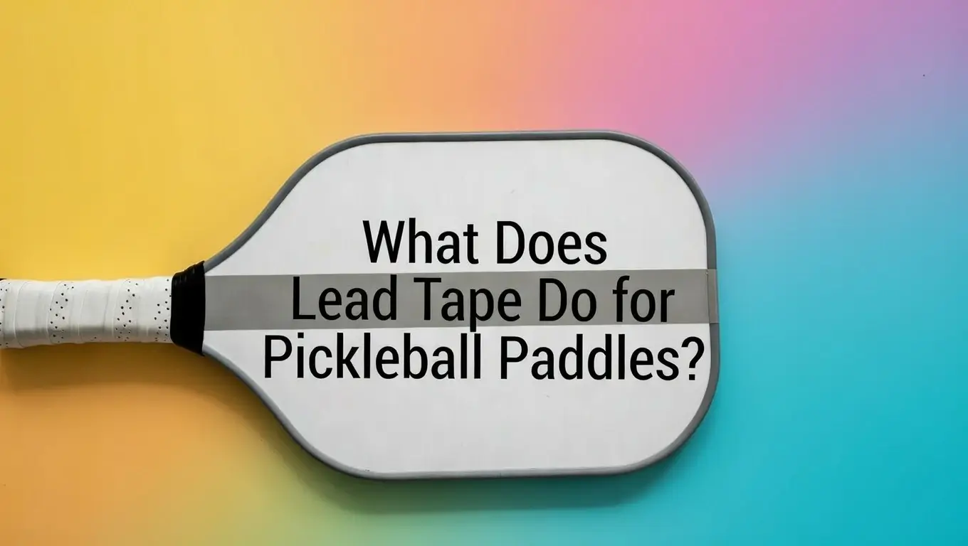 What Does Lead Tape Do for Pickleball Paddles