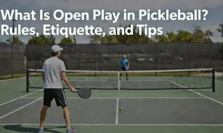 What Is Open Play in Pickleball Rules, Etiquette, and Tips